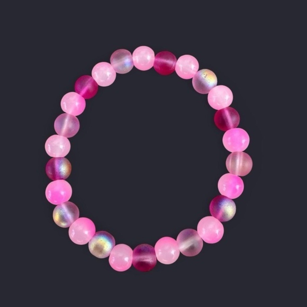 Barbie Glass Bead Bracelet - Picture 1 of 4